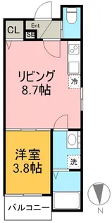 F asecia Sparte【1階】の間取り