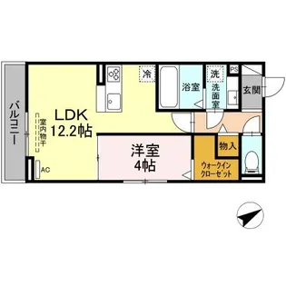 クラージュ【3階】の間取り