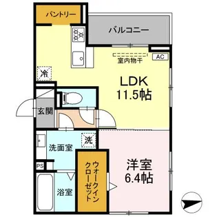 D-ROOM 剣【2階】の間取り