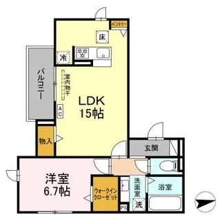 D-ROOM 剣【1階】の間取り