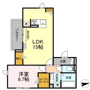 D-ROOM 剣【2階】の間取り