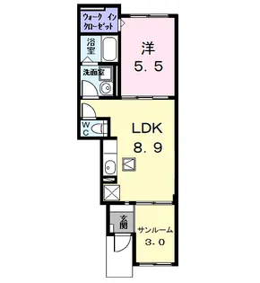 セリーナ【1階】の間取り