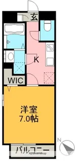 アムール ロイヤル【2階】の間取り