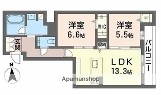 耀【2階】の間取り