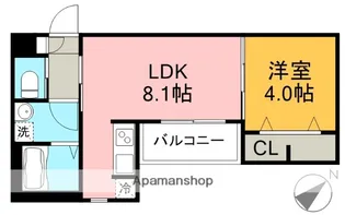 robot home 高畑【2階】の間取り