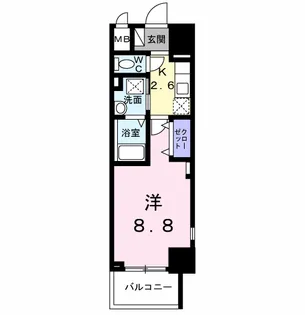 Bright Gate 名古屋【12階】の間取り