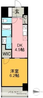 エステムコート名古屋ライブゲート.【10階】の間取り
