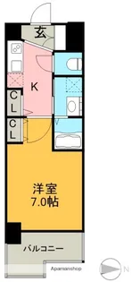 エステムコート名古屋ライブゲート.【15階】の間取り