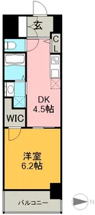 エステムコート名古屋ライブゲート.【2階】の間取り