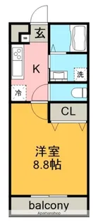 アンプルール リーブル ルミエール,【2階】の間取り