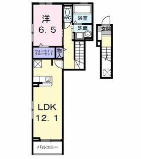 ラフィネ M【2階】の間取り