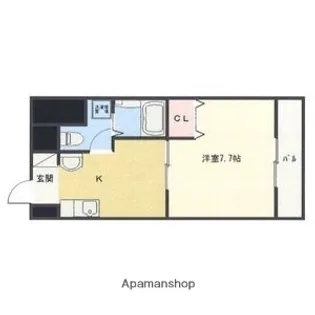 T’S DREAM名駅(メイエキ)【405号室】の間取り