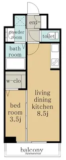 S−RESIDENCE烏森AUREATE【5階】の間取り