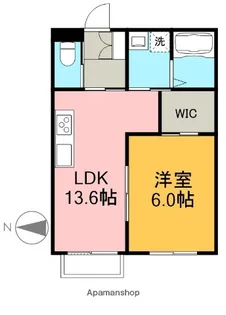 レトア荒子イースト【101号室】の間取り