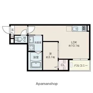 JACK SHOHOⅠ【1階】の間取り