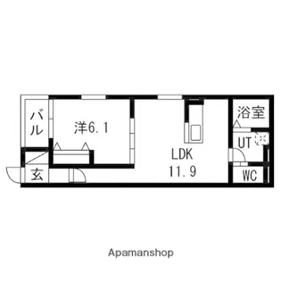 リヴェール神郷【2階】の間取り