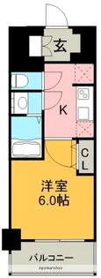 ディアレイシャス名古屋大須通【12階】の間取り