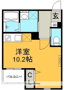 DELAS CASA金山【2階】の間取り