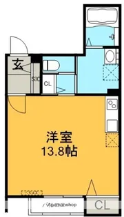 DELAS CASA金山【2階】の間取り