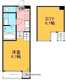ハーモニーテラス高畑Ⅱ【1階】の間取り