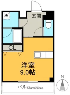 グランテラス熱田【8階】の間取り
