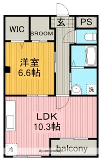 サンテラス.【1階】の間取り