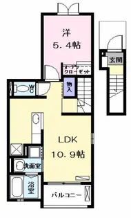カルム ユイット【2階】の間取り