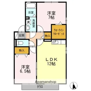 River East大橋【1階】の間取り