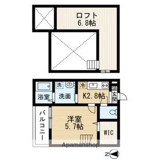 Sunlit garden【1階】の間取り