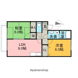 シリウスA【2階】の間取り