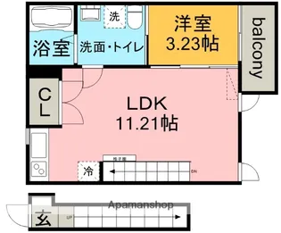 RAYURES【2階】の間取り