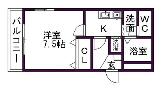 ライラック【2階】の間取り