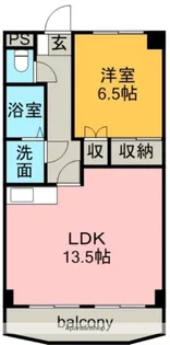サンライズ入場【2階】の間取り