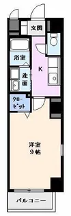レジデンスK-1【4階】の間取り
