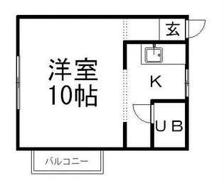 アップルハイランド【00101号室】の間取り