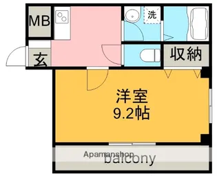 サンフォルム打中【3階】の間取り
