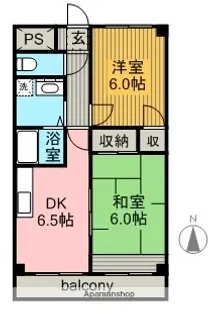 メゾン丸万【2階】の間取り