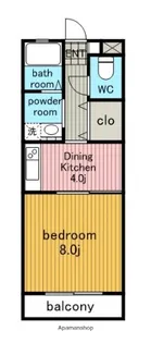 ベルコート.【2階】の間取り