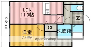 音羽山の神ビル.【2階】の間取り