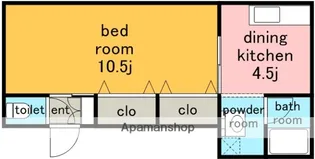 コーポよろこび.【2階】の間取り