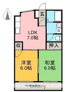 メゾンアイレス.【3階】の間取り
