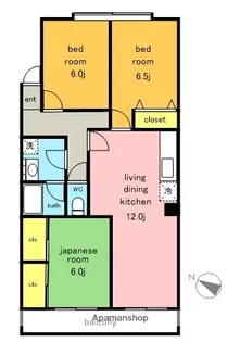 望が丘ビル.【2階】の間取り