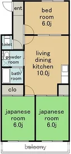 名東クレール.【4階】の間取り