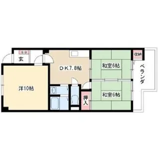 第二日吉ビル【402号室】の間取り