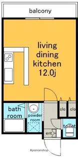 パークハウス タカシ【1階】の間取り