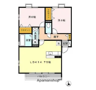 フロール.【1階】の間取り