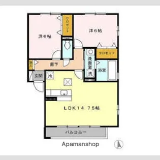フロール.【1階】の間取り