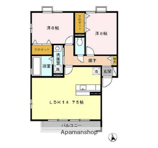 フロール.【2階】の間取り