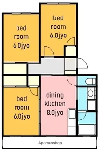 第3岸田ビル.【2階】の間取り