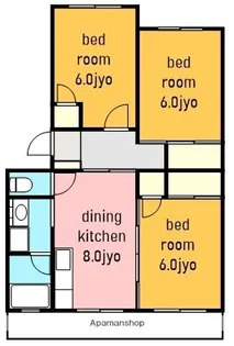 第3岸田ビル.【1階】の間取り